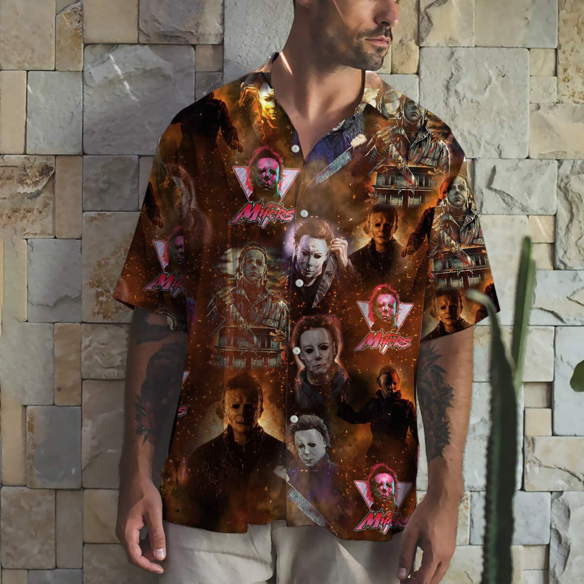 Michael Myers Hawaiian Shirt Gift For Halloween 1978 Fans Michael Myers Hawaiian Shirt Gift For Halloween 1978 Fans