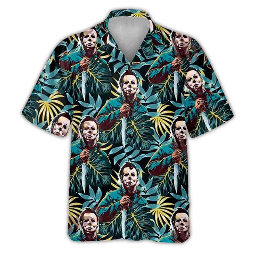 Michael Myers Hawaiian Shirt Halloween Tropical Style Gift for Horror Movie Lovers