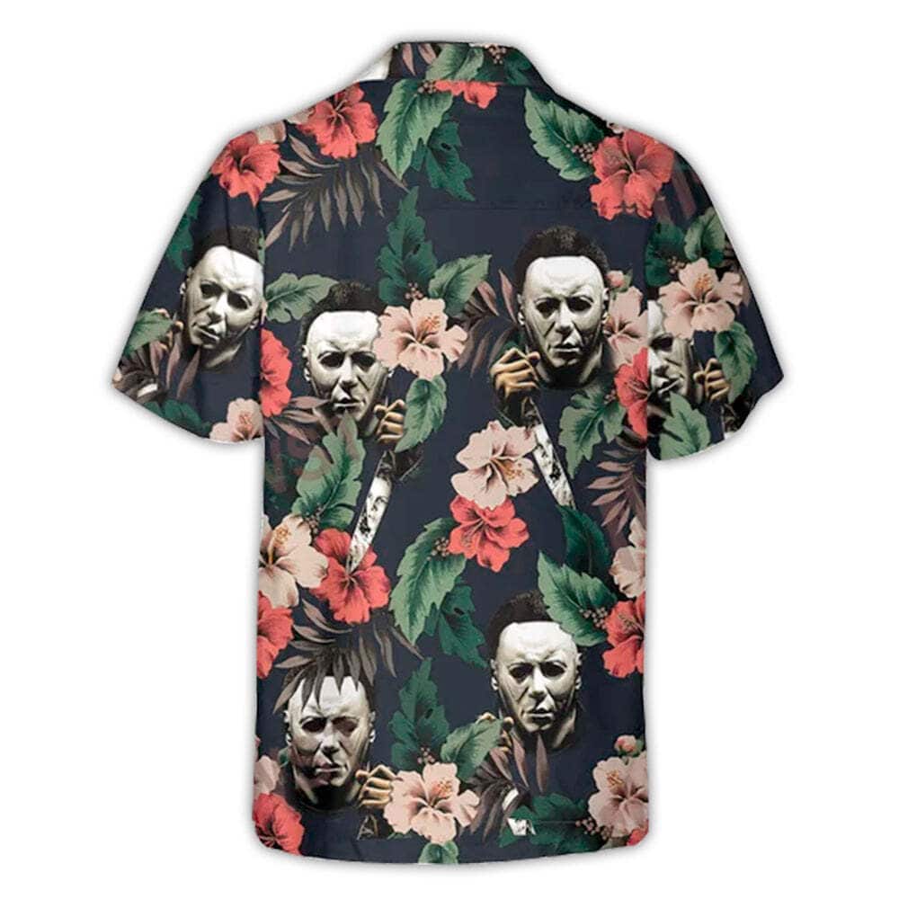 Michael Myers Hawaiian Shirt Halloween Scary Tropical Style Gift For Horror Film Lovers Michael Myers Hawaiian Shirt Halloween Scary Tropical Style Gift For Horror Film Lovers