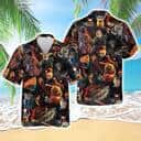 Retro Aloha Michael Myers Hawaiian Shirt Freddy Krueger Ghostface