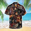Retro Aloha Michael Myers Hawaiian Shirt Freddy Krueger Ghostface