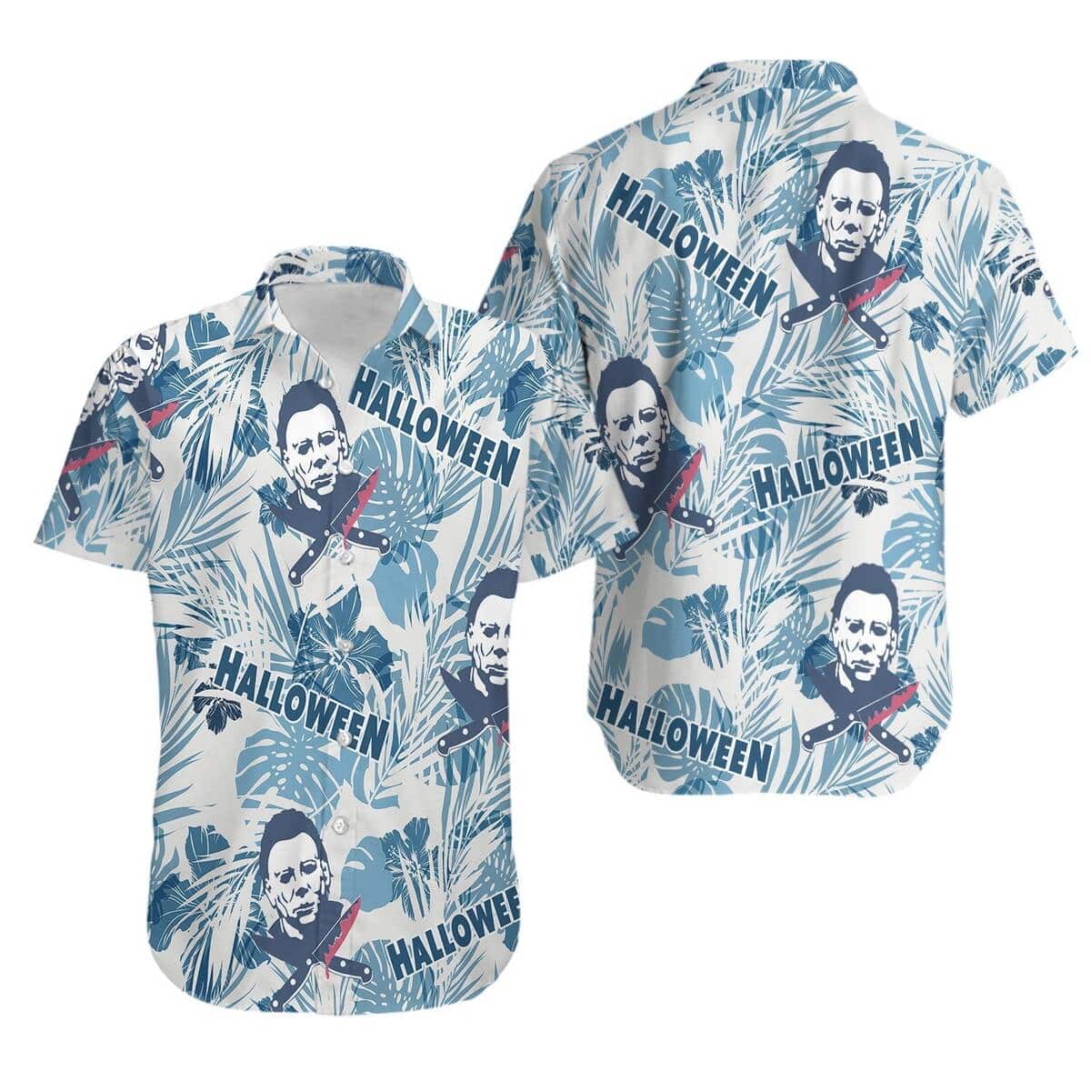 Michael Myers Hawaiian Shirt Gift For Halloween Movie Fans Michael Myers Hawaiian Shirt Gift For Halloween Movie Fans