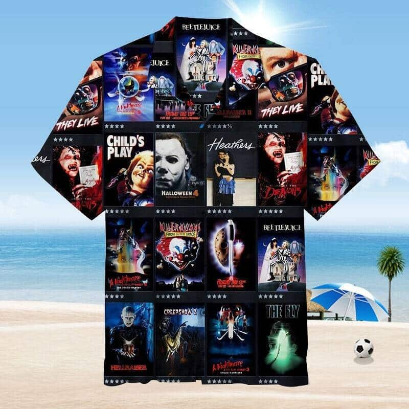 Halloween Aloha Michael Myers Hawaiian Shirt Horror Movie Gift