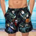 Michael Myers Hawaiian Shirt Palm Leaves Pattern John Carpenter's Gift For Halloween Movie Fans Michael Myers Hawaiian Shirt Palm Leaves Pattern John Carpenter's Gift For Halloween Movie Fans