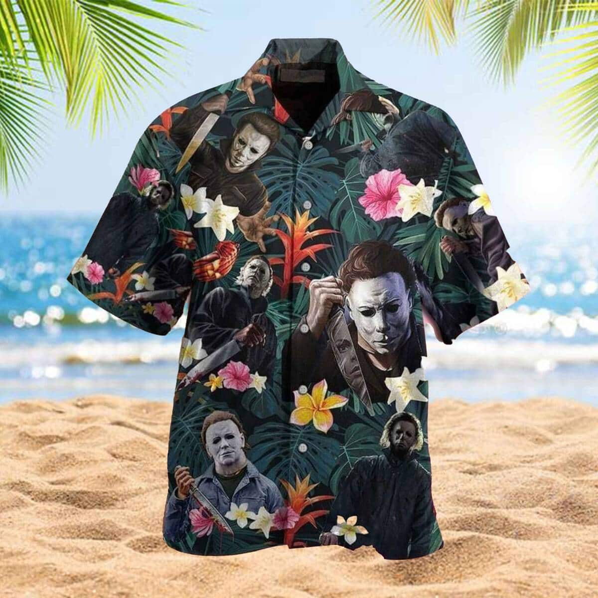 Aloha Michael Myers Hawaiian Shirt Gift For Halloween 1978 Fans