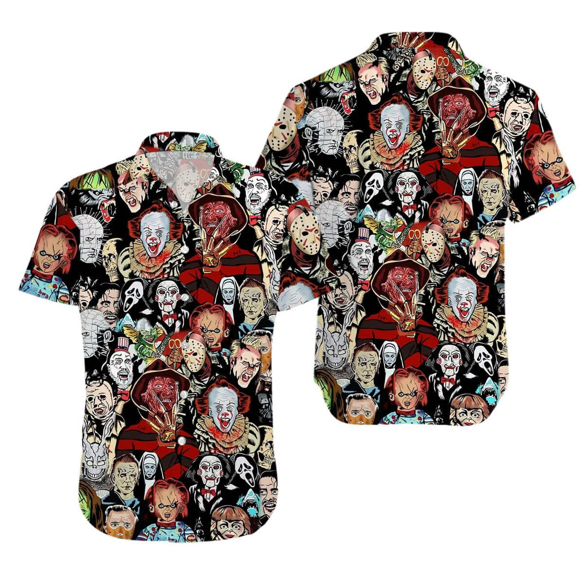 Freddy Krueger Hawaiian Shirt Gift for Horror Movie Lovers