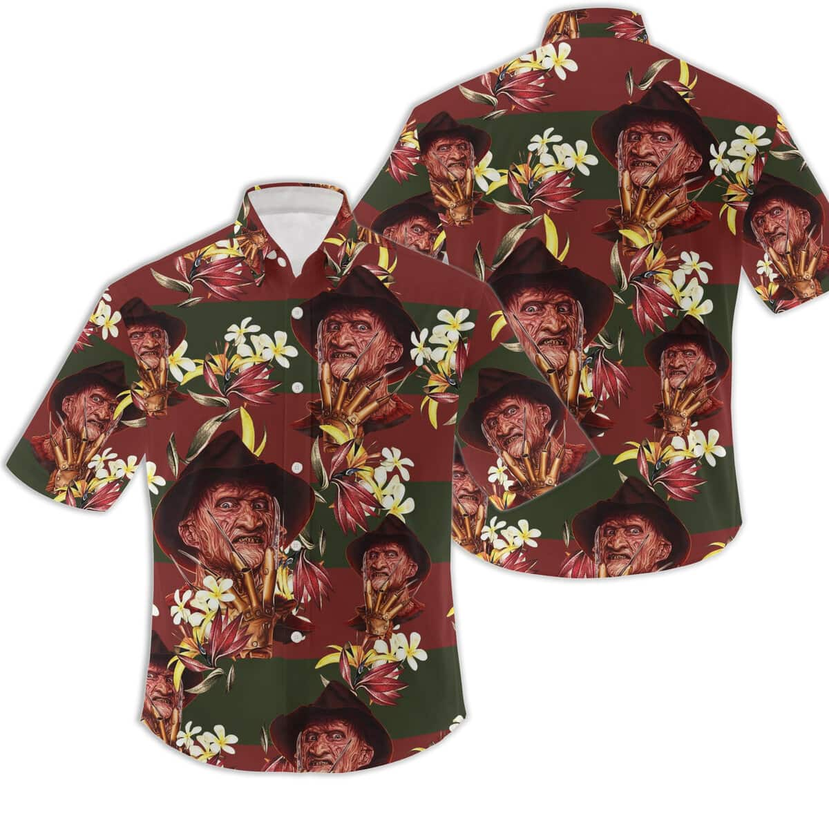 Freddy Krueger Hawaiian Shirt Nightmare On Elm Street Aloha