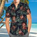 Freddy Krueger Hawaiian Shirt Palm Leaves Pattern Gift for Horror Movie Fans