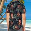 Freddy Krueger Hawaiian Shirt Palm Leaves Pattern Gift for Horror Movie Fans Freddy Krueger Hawaiian Shirt Palm Leaves Pattern Gift for Horror Movie Fans