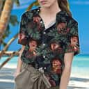 Freddy Krueger Hawaiian Shirt Palm Leaves Pattern Gift for Horror Movie Fans Freddy Krueger Hawaiian Shirt Palm Leaves Pattern Gift for Horror Movie Fans