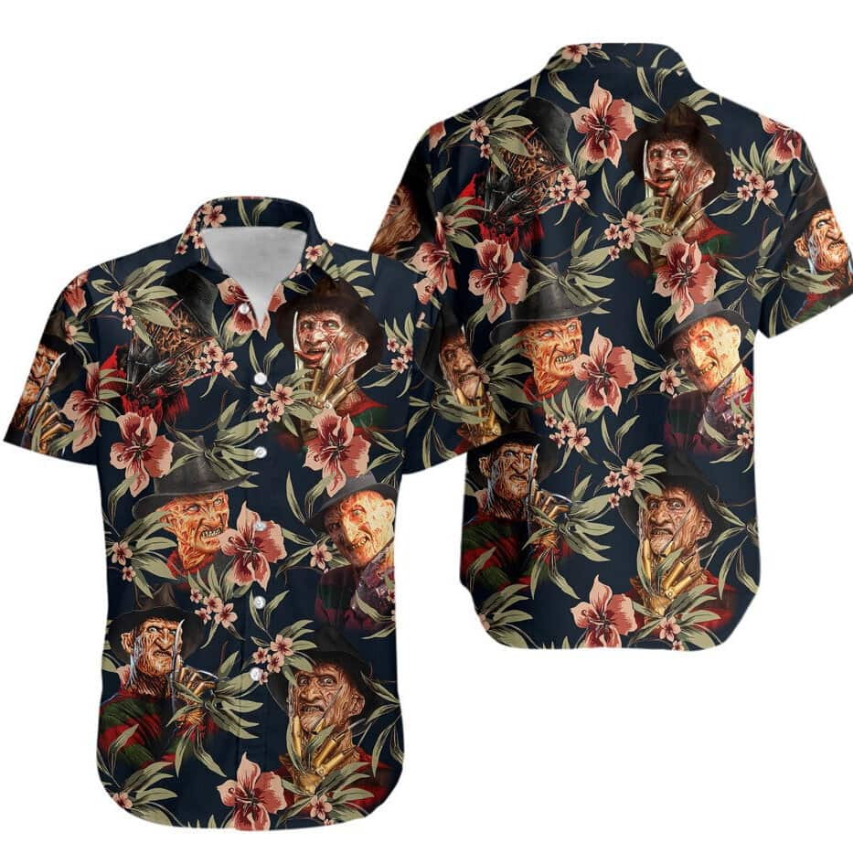 Tropical Aloha Freddy Krueger Hawaiian Shirt Nightmare On Elm Street Aloha