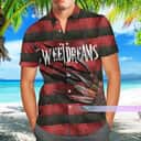 Freddy Krueger Hawaiian Shirt Sweet Dreams One Two Freddy's Coming For You Three Four Better Lock The Door Freddy Krueger Hawaiian Shirt Sweet Dreams One Two Freddy's Coming For You Three Four Better Lock The Door