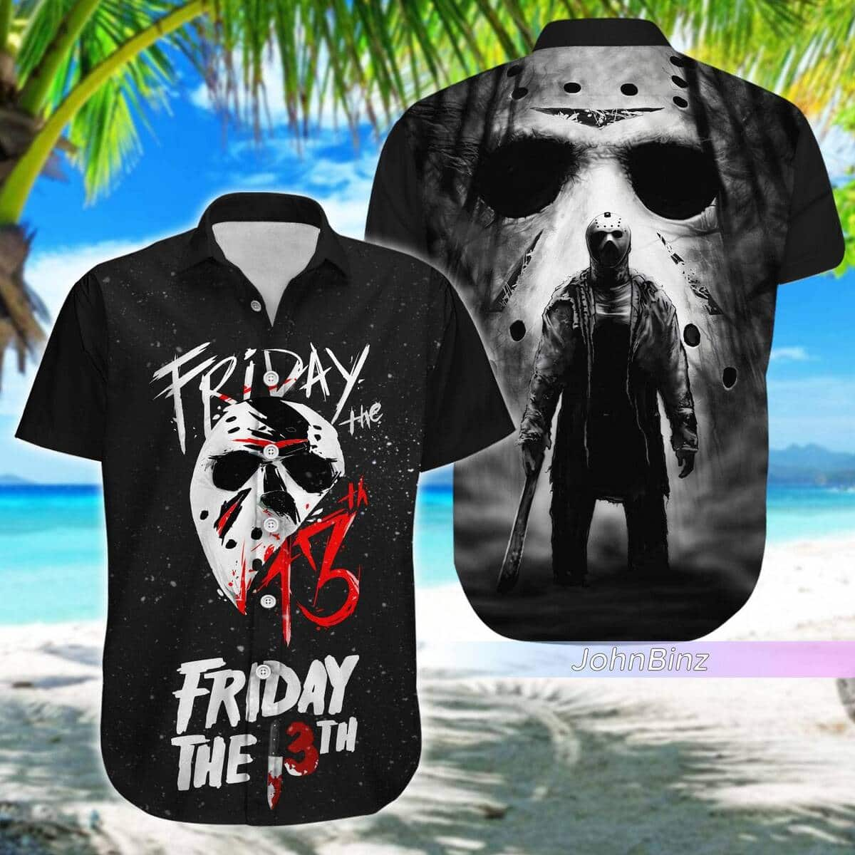 Jason Voorhees Hawaiian Shirt Friday The 13th Gift For Horror Movie Fans