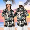 Floral Aloha Jason Voorhees Hawaiian Shirt Gift for Horror Movie Lovers