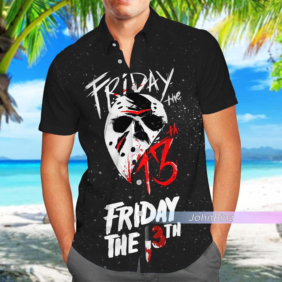Jason Voorhees Hawaiian Shirt Friday The 13th Gift For Horror Movie Fans Jason Voorhees Hawaiian Shirt Friday The 13th Gift For Horror Movie Fans