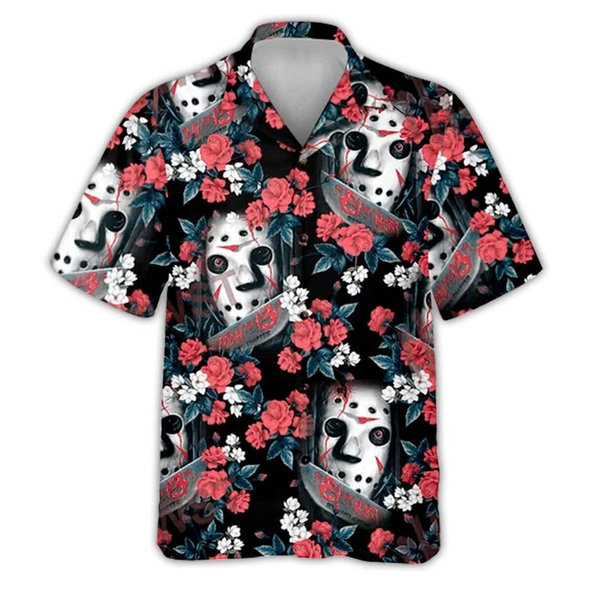 Tropical Aloha Jason Voorhees Hawaiian Shirt Friday The 13th