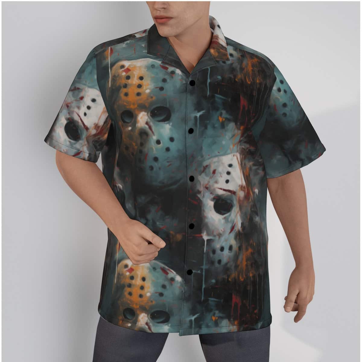 Jason Voorhees Hawaiian Shirt Friday The 13th Gift For Horror Movie Lovers Jason Voorhees Hawaiian Shirt Friday The 13th Gift For Horror Movie Lovers