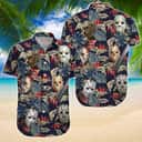 Tropical Aloha Jason Voorhees Hawaiian Shirt Gift For Horror Film Lovers