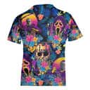 Jason Voorhees Hawaiian Shirt Ghostface Michael Myers Gift For Horror Movie Lovers Jason Voorhees Hawaiian Shirt Ghostface Michael Myers Gift For Horror Movie Lovers