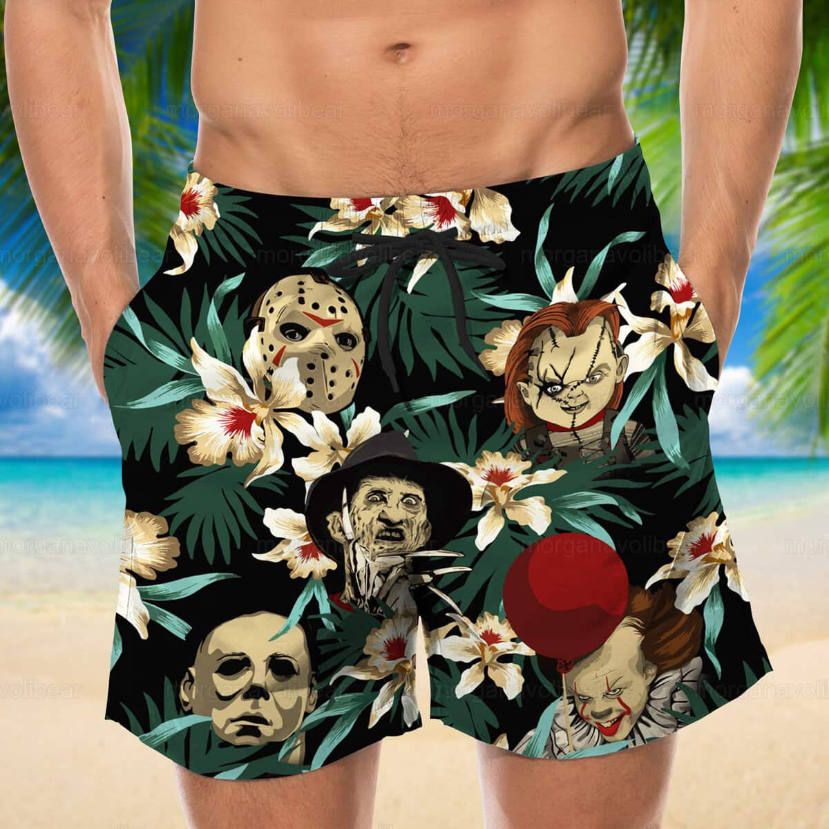Halloween Aloha Jason Voorhees Hawaiian Shirt Chucky Michael Myers Pennywise Halloween Aloha Jason Voorhees Hawaiian Shirt Chucky Michael Myers Pennywise