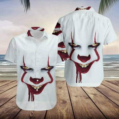 Halloween Aloha Pennywise Hawaiian Shirt Gift For Horror Movie Lovers Halloween Aloha Pennywise Hawaiian Shirt Gift For Horror Movie Lovers