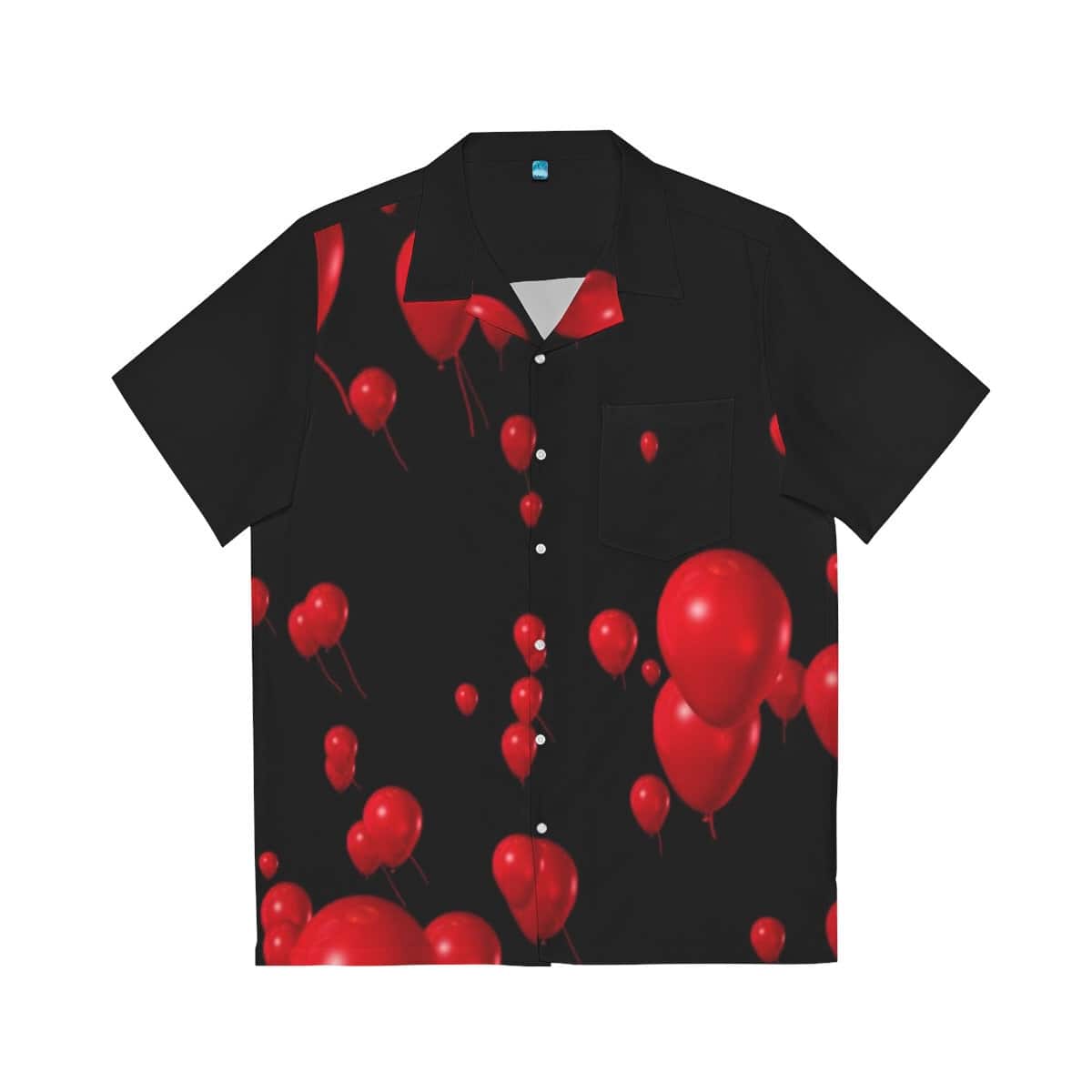 Pennywise Balloon Hawaiian Shirt IT Movie Gift For Horror Film Lovers Pennywise Balloon Hawaiian Shirt IT Movie Gift For Horror Film Lovers