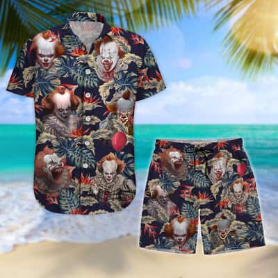 Pennywise Hawaiian Shirt IT Movie Gift For Horror Film Lovers Pennywise Hawaiian Shirt IT Movie Gift For Horror Film Lovers