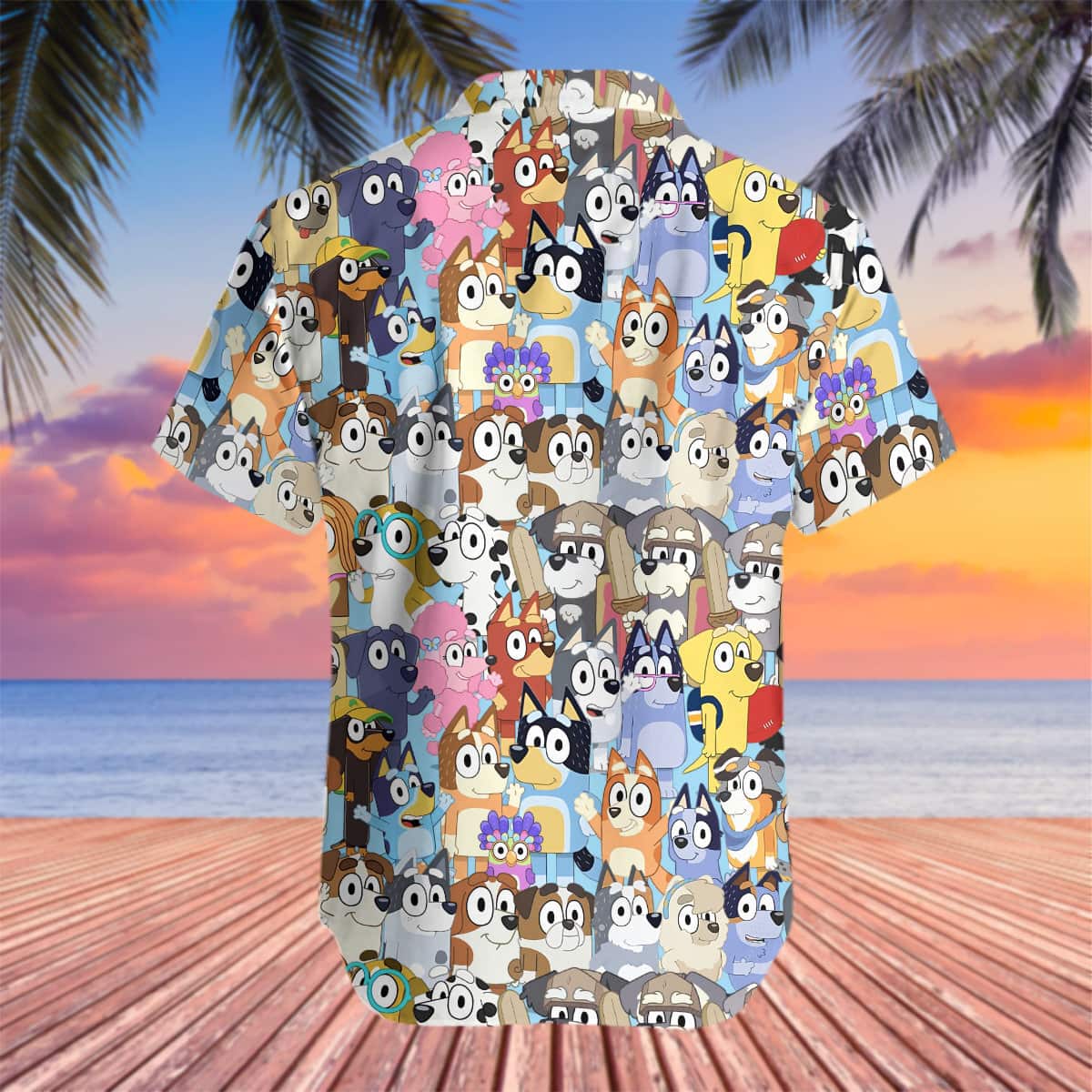 Cool Aloha Bluey Hawaiian Shirt Beach Gift For Friend Cool Aloha Bluey Hawaiian Shirt Beach Gift For Friend