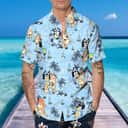 Beach Aloha Bluey Hawaiian Shirt Summer Gift For Friend Beach Aloha Bluey Hawaiian Shirt Summer Gift For Friend