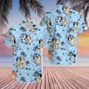 Beach Aloha Bluey Hawaiian Shirt Summer Gift For Friend