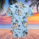 Beach Aloha Bluey Hawaiian Shirt Summer Gift For Friend Beach Aloha Bluey Hawaiian Shirt Summer Gift For Friend