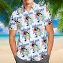 Bluey Hawaiian Shirt Rad Dad Gift For Adult Cartoon Lovers Bluey Hawaiian Shirt Rad Dad Gift For Adult Cartoon Lovers