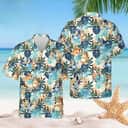 Beach Aloha Bluey Hawaiian Shirt Tropical Palm Leaves Summer Gift For Friend Beach Aloha Bluey Hawaiian Shirt Tropical Palm Leaves Summer Gift For Friend