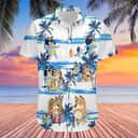 Beach Aloha Bluey Hawaiian Shirt Beach Gift For Him