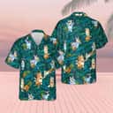 Bluey Hawaiian Shirt Palm Leaves Pattern Beach Lovers Gift Bluey Hawaiian Shirt Palm Leaves Pattern Beach Lovers Gift
