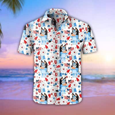 Bluey Hawaiian Shirt Summer Gift For Friend