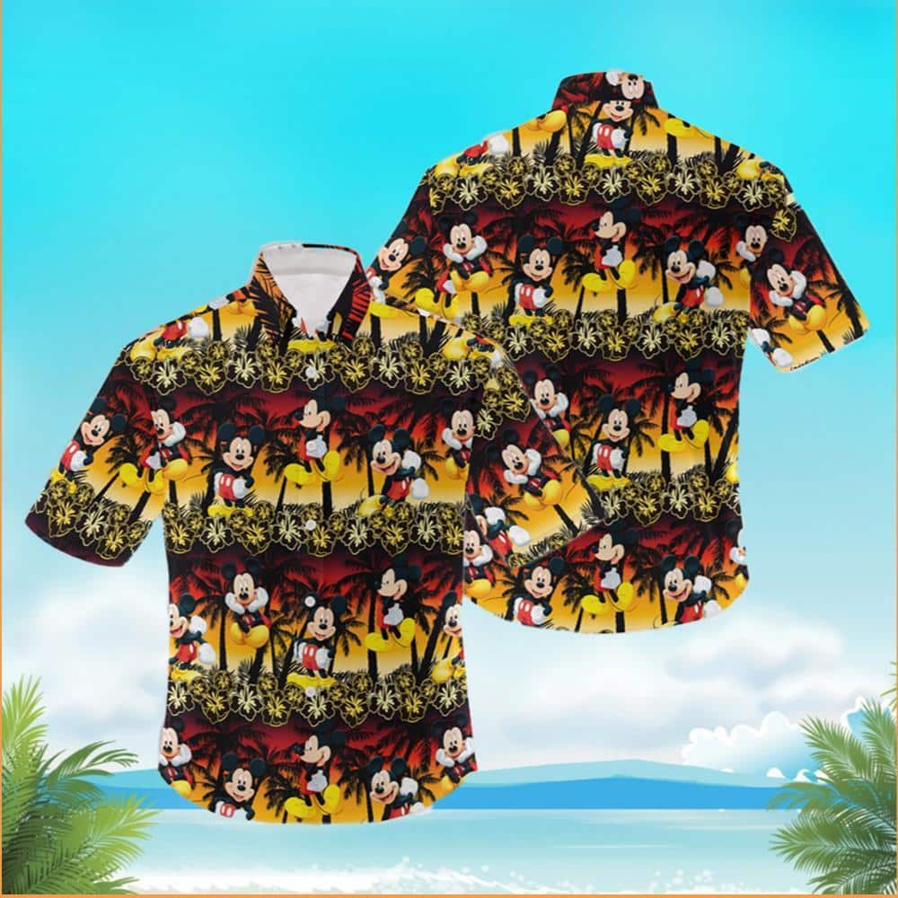 Disney Aloha Mickey Mouse Hawaiian Shirt For Summer Lovers Disney Aloha Mickey Mouse Hawaiian Shirt For Summer Lovers