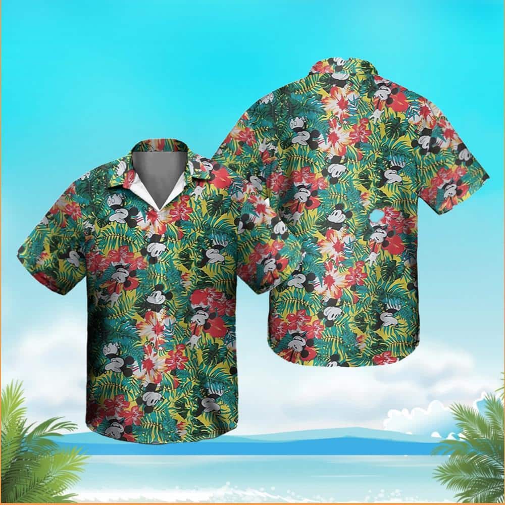 Retro Mickey Mouse Hawaiian Shirt Gift For Disney Lovers Retro Mickey Mouse Hawaiian Shirt Gift For Disney Lovers