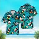 Cool Aloha Mickey Mouse Hawaiian Shirt Palm Leaves Pattern Summer Vacation Gift Cool Aloha Mickey Mouse Hawaiian Shirt Palm Leaves Pattern Summer Vacation Gift