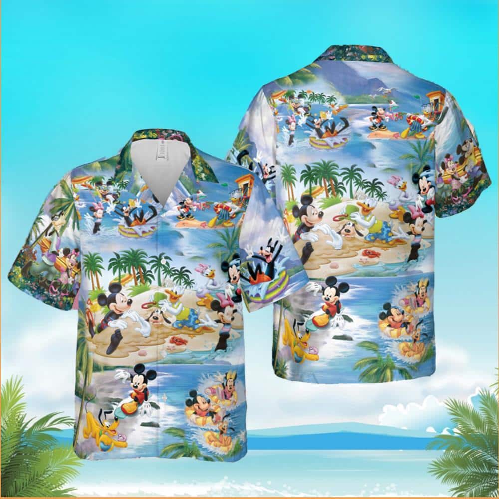 Beach Aloha Mickey Mouse Hawaiian Shirt Trendy Summer Gift Beach Aloha Mickey Mouse Hawaiian Shirt Trendy Summer Gift