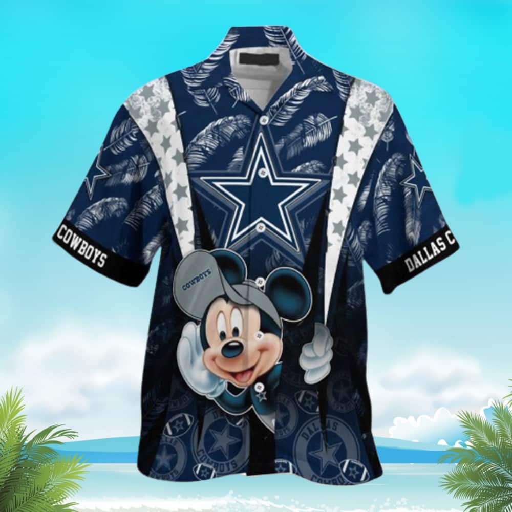 NFL Dallas Cowboys Mickey Mouse Hawaiian Shirt Gift For Football Fans NFL Dallas Cowboys Mickey Mouse Hawaiian Shirt Gift For Football Fans