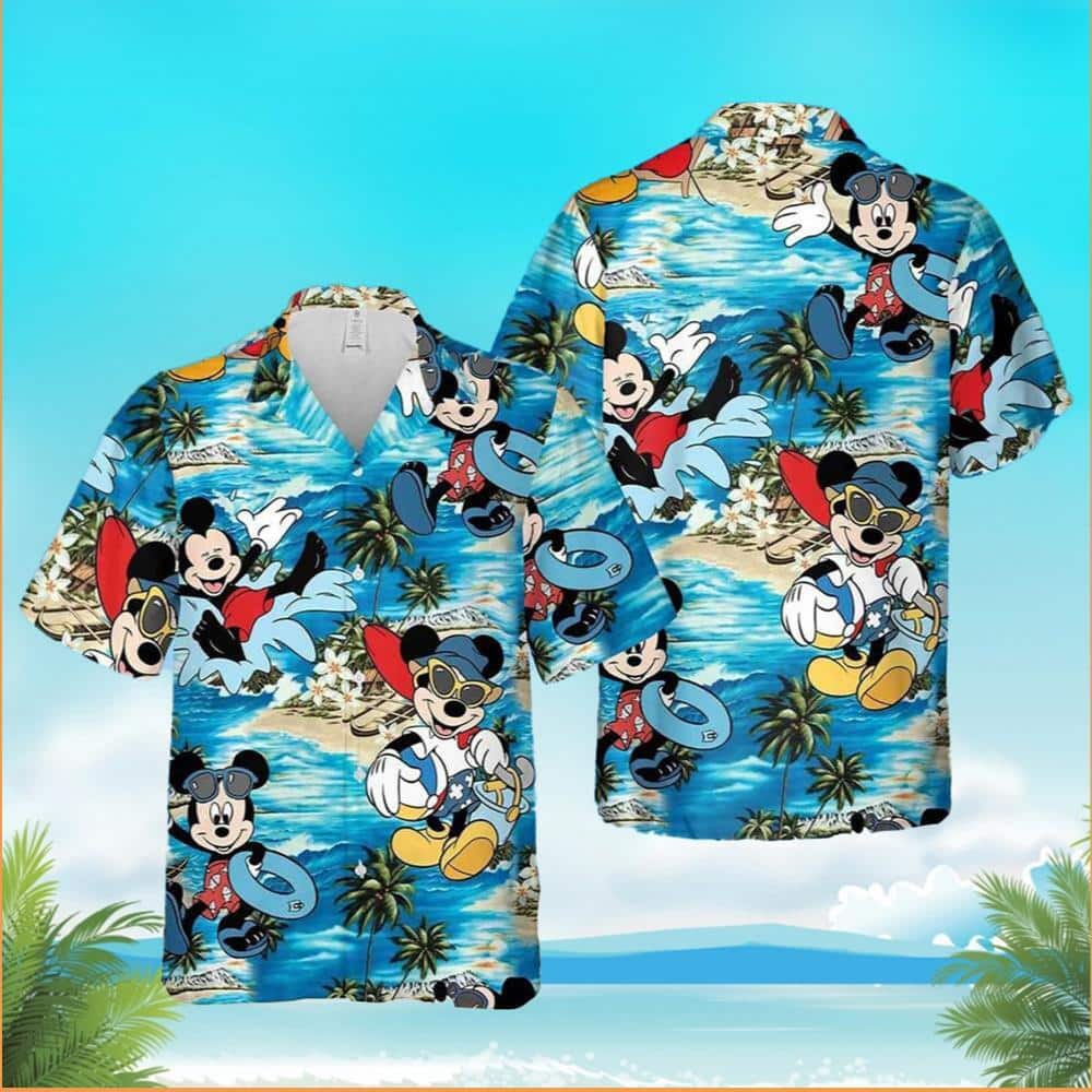 Beach Aloha Mickey Mouse Hawaiian Shirt Summer Holiday Gift Beach Aloha Mickey Mouse Hawaiian Shirt Summer Holiday Gift