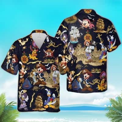 Pirates Mickey Mouse Hawaiian Shirt Summer Gift For Friend