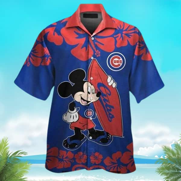 Chicago Cubs Mickey Mouse Hawaiian Shirt Gift For Disney Lovers