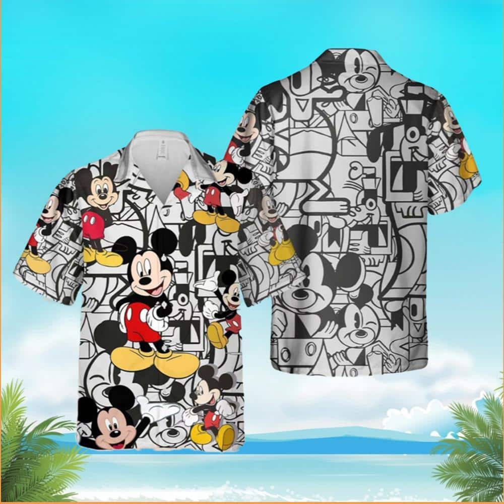 Tropical Aloha Mickey Mouse Hawaiian Shirt Summer Gift For Friend