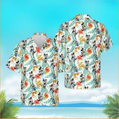 Mickey Mouse Hawaiian Shirt Donald Duck At The Beach Gift For Disney Lovers