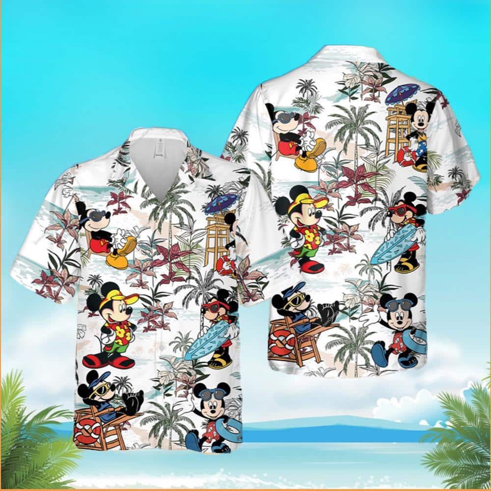 Summer Aloha Mickey Mouse Hawaiian Shirt Summer Gift For Friend