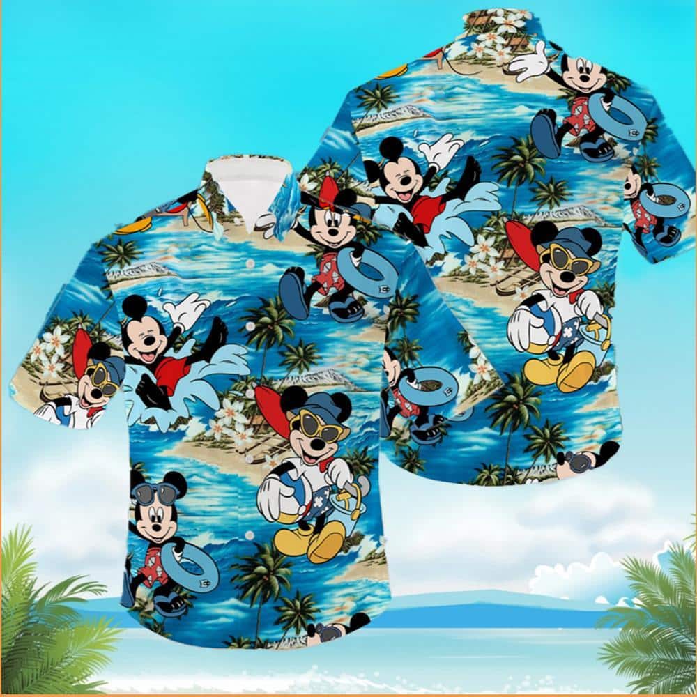 Beach Aloha Mickey Mouse Hawaiian Shirt Summer Gift For Friend