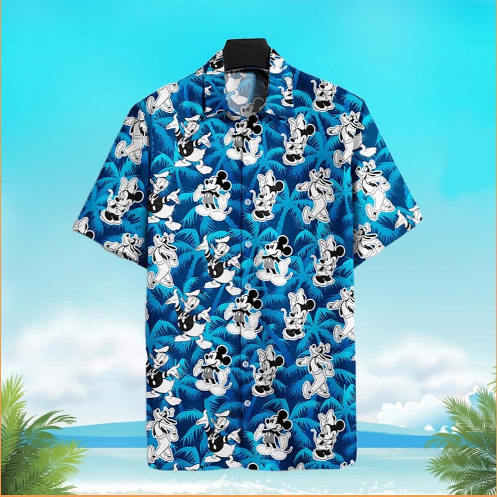 Beach Aloha Disney Mickey Mouse Hawaiian Shirt Trendy Summer Gift