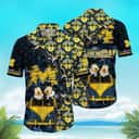 Michigan Wolverines Mickey Mouse Hawaiian Shirt Gift For Disney Lovers